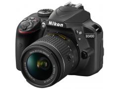 尼康（Nikon）D3400 单反双头套机（AF-P 18-55mm VR 防抖镜头+55-200mm f/4-5.6G ED VR II 镜头）