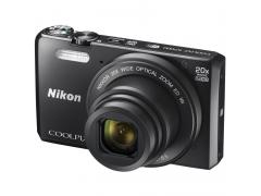 尼康（Nikon）COOLPIX S7000 数码相机 黑色 (1602万有效像素 20倍光变 背入式CMOS 3英寸屏 25mm广角 WIFI)