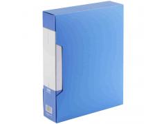 齐心（Comix）PF100AK-1 普用型资料册（A4 100袋 配外壳）蓝色