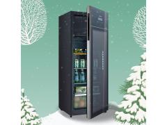 美的（Midea）自动制冰 165升 凡帝罗欧式高端红酒柜 冷饮茶叶展示柜 家用冷藏保鲜冰吧 哑光黑色