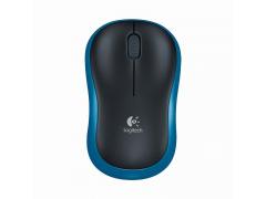 罗技（Logitech）M186 无线光学鼠标 适用笔记本/台式机 蓝黑色