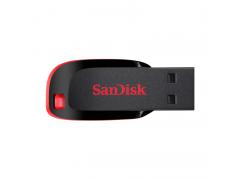闪迪（Sandisk）Cz50 超薄高速迷你型创意优盘 黑红色 16GB