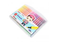 晨光（M&G）TCP92130冬己卡通三角水彩笔绘画笔48色/盒 颜色随机
