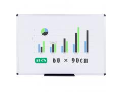 AUCS 90*60cm 磁性白板写字板 办公教学家用挂式小白板 QUR6090L
