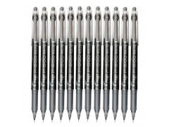 百乐（PILOT）BL-P50/P500针管笔水笔中性笔签字笔 黑色 0.5mm 12支装 