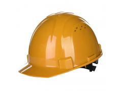 霍尼韦尔（Honeywell）安全帽 H99 ABS 工地 工程 工业 建筑 防砸 抗冲击 黄色 有透气孔 1顶