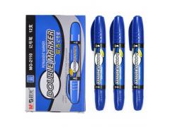双头粗油性笔 MG2110  光盘CD笔大头笔 防水物流笔 办公用品 蓝色单支