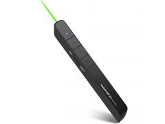 诺为(KNORVAY)N75C 绿光翻页笔激光笔 翻页器 投影笔 PPT遥控笔 锂电充电 黑色