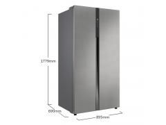 美的(Midea)对开门冰箱 525升 变频无霜 中央智控 智能节能电冰箱 星际银 BCD-525WKPZM(E) 
