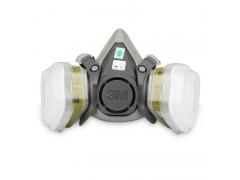 3M 防尘全面具口罩防毒防雾霾有机蒸气6200+6006多种气体 7件套